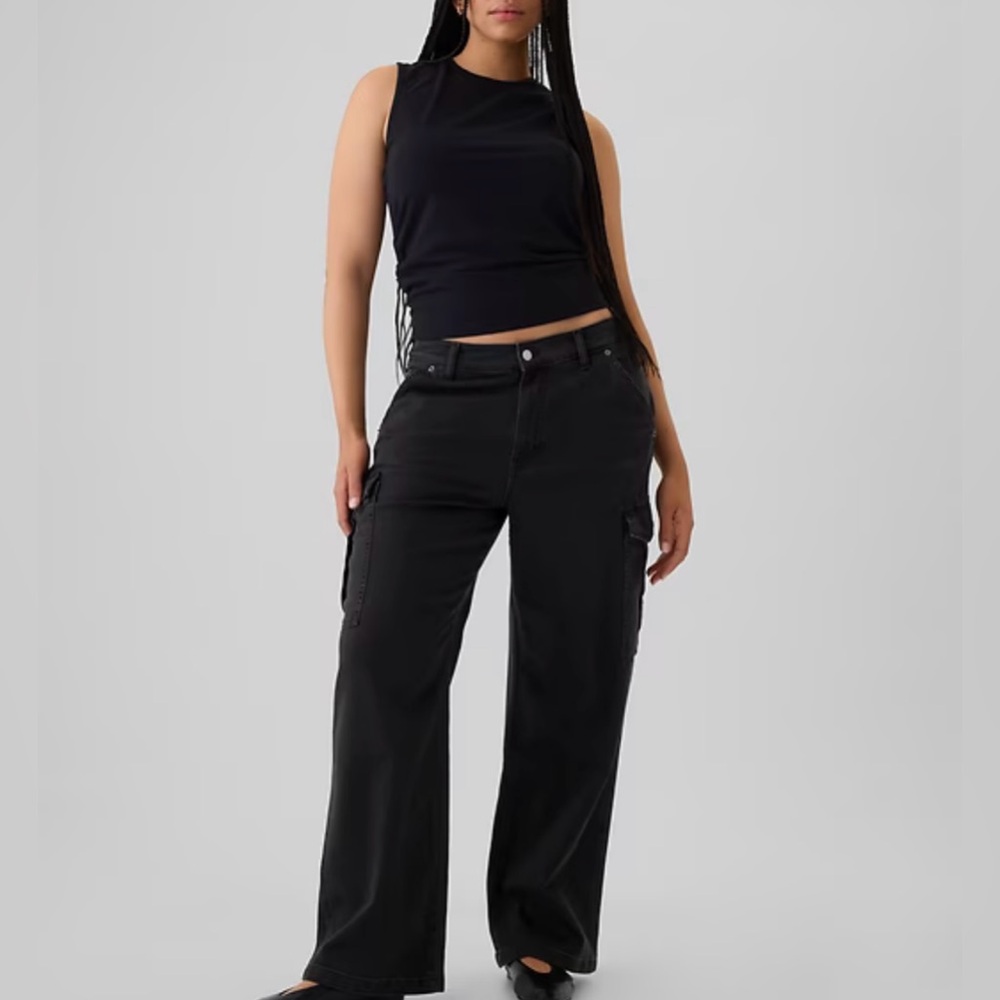 NWT-GAP Women's Wide Leg Black Pants